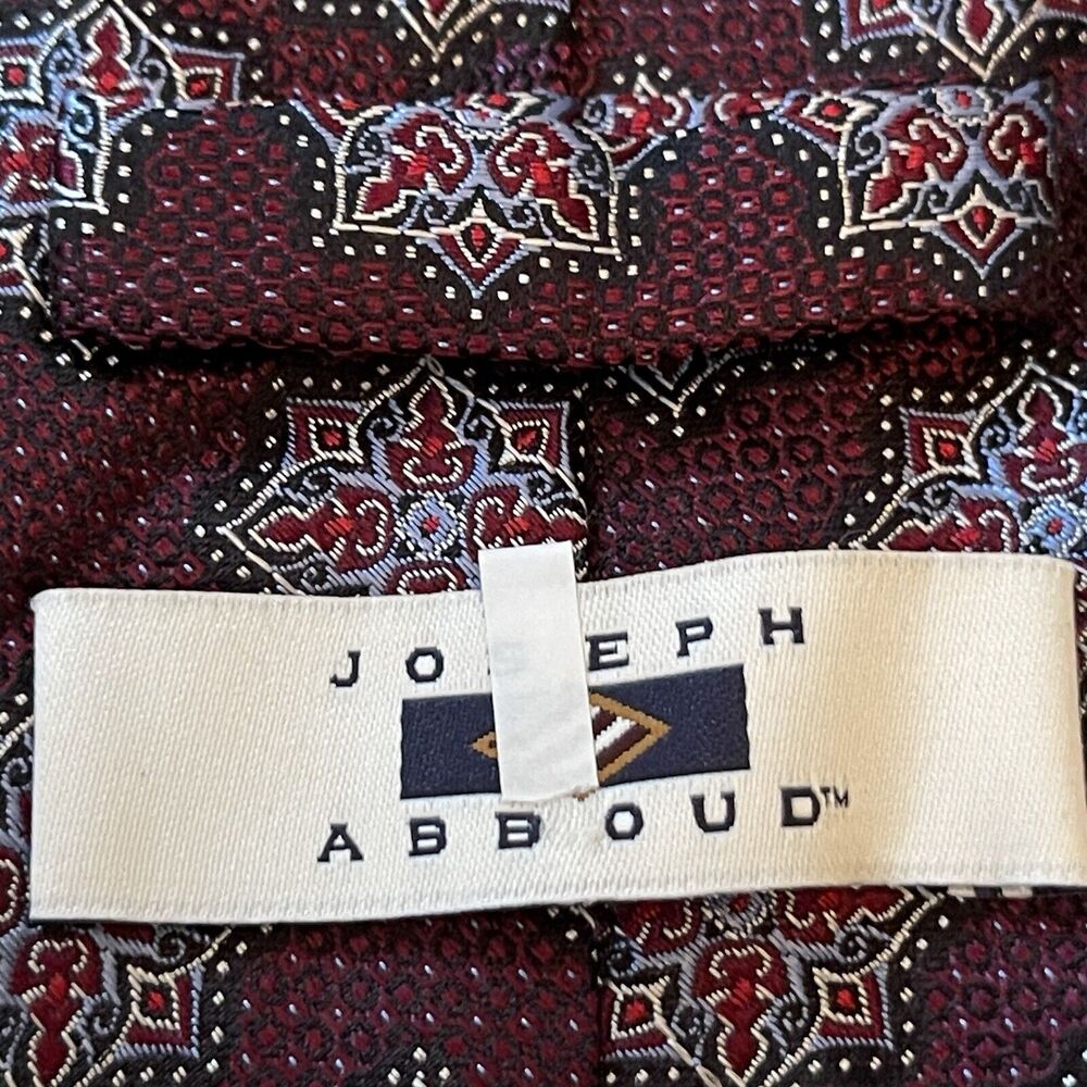 Joseph Abboud 100% Silk Men’s Neck Tie Made In China - Picture 8 of 9
